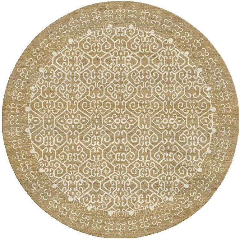 Small Prints Modern Area Rug (Round) - Image 9