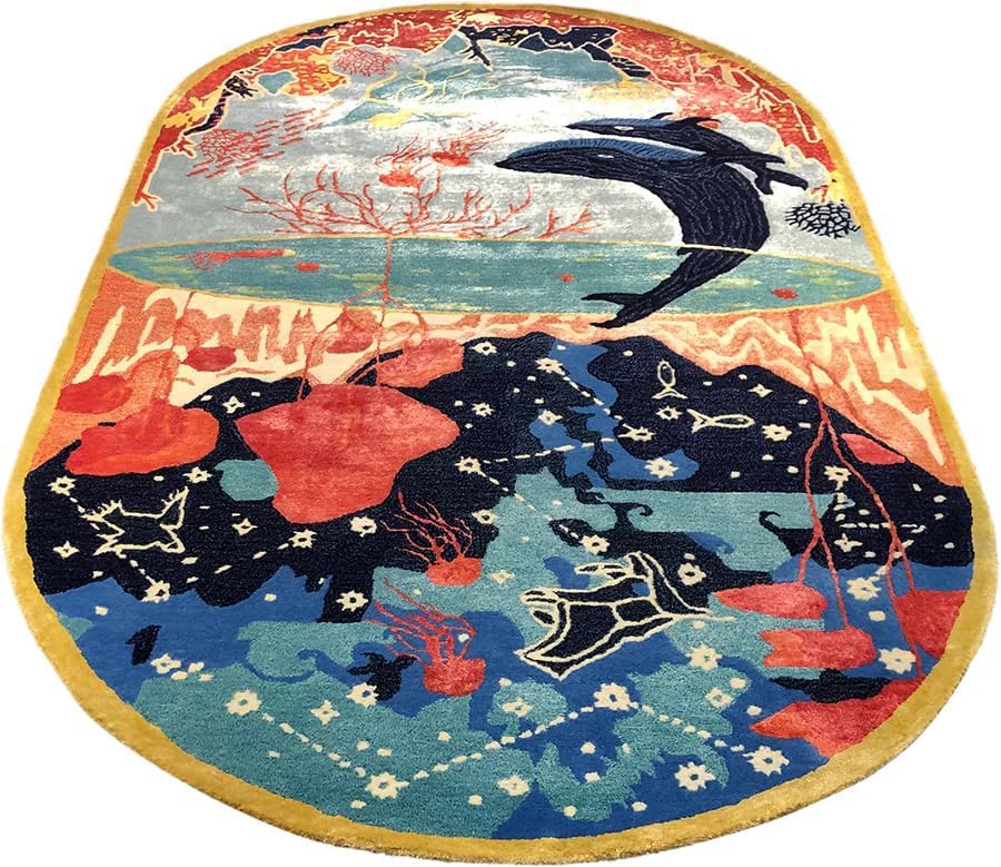 Marine Animal Print Sea Life Rug - Image 2