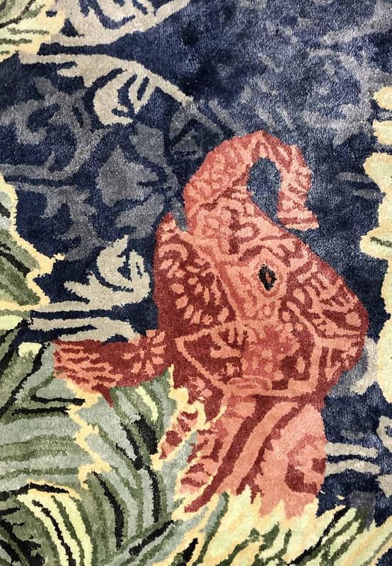 Hidden Elephant Animal Design Rug - Image 2