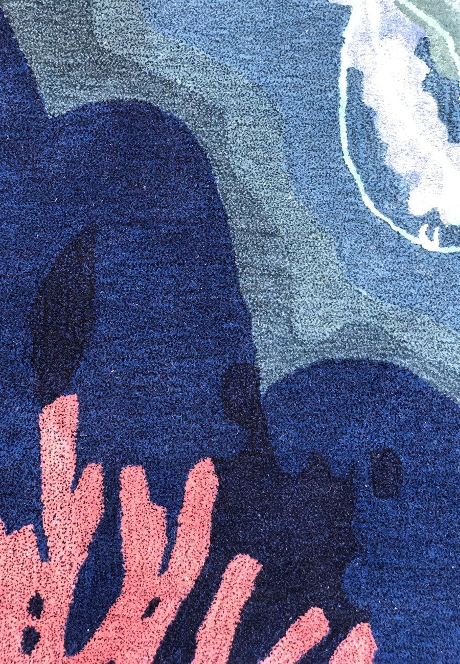 Marine Animal Print Sea Life Rug - Image 22