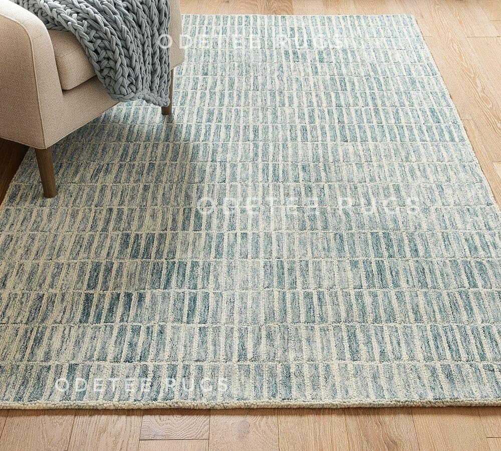 Capitola Space Dyeing Imported Premium Unique Modern Rug (Light Shades) - Image 5