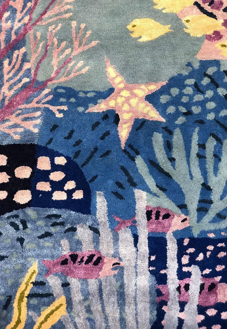 Marine Animal Print Sea Life Rug - Image 14