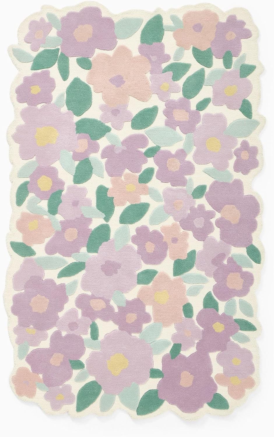 Flower Garden Design Thick Floral Area Rug - Image 6
