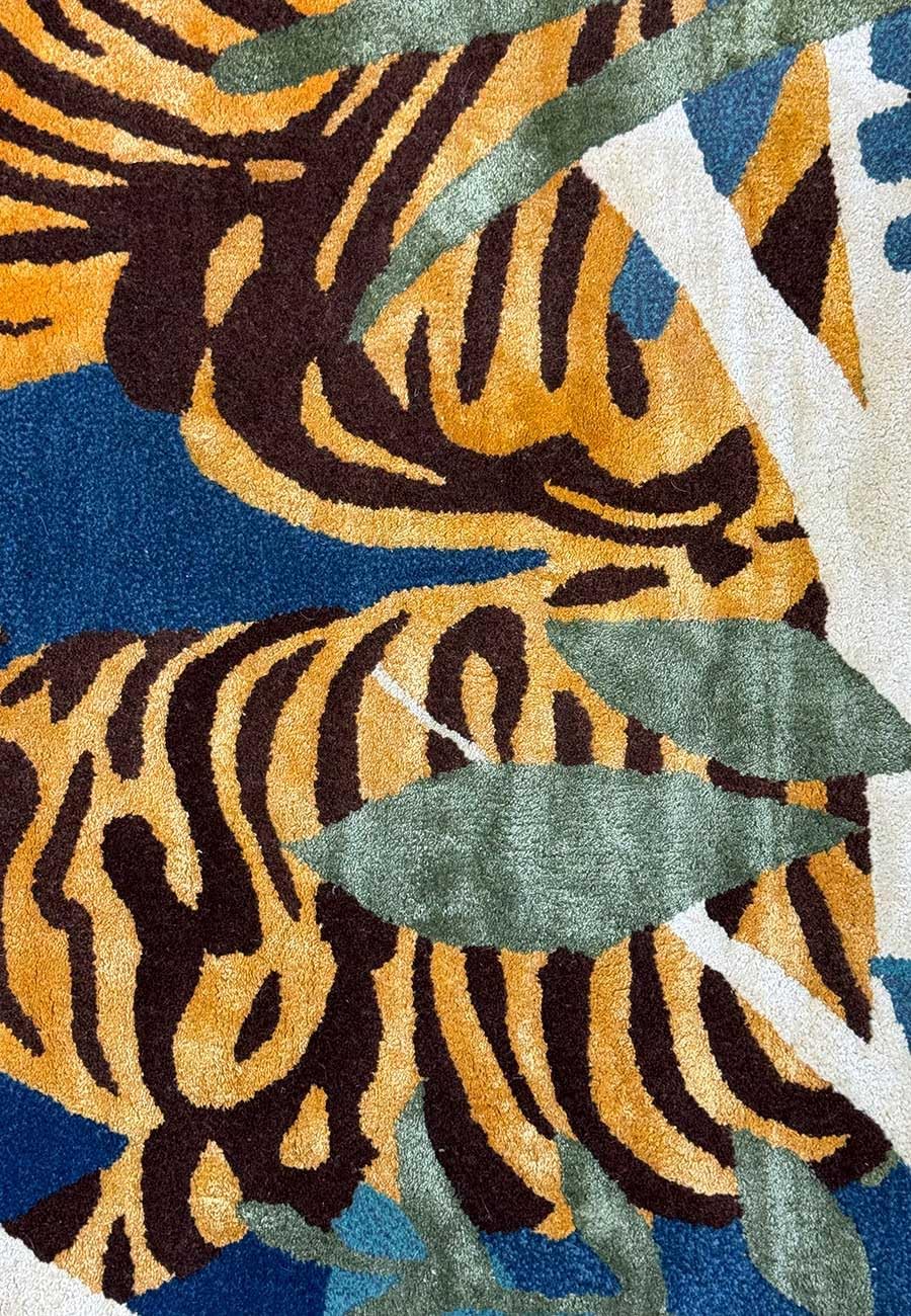 Jungle Tiger Handtufed Rug - Image 3