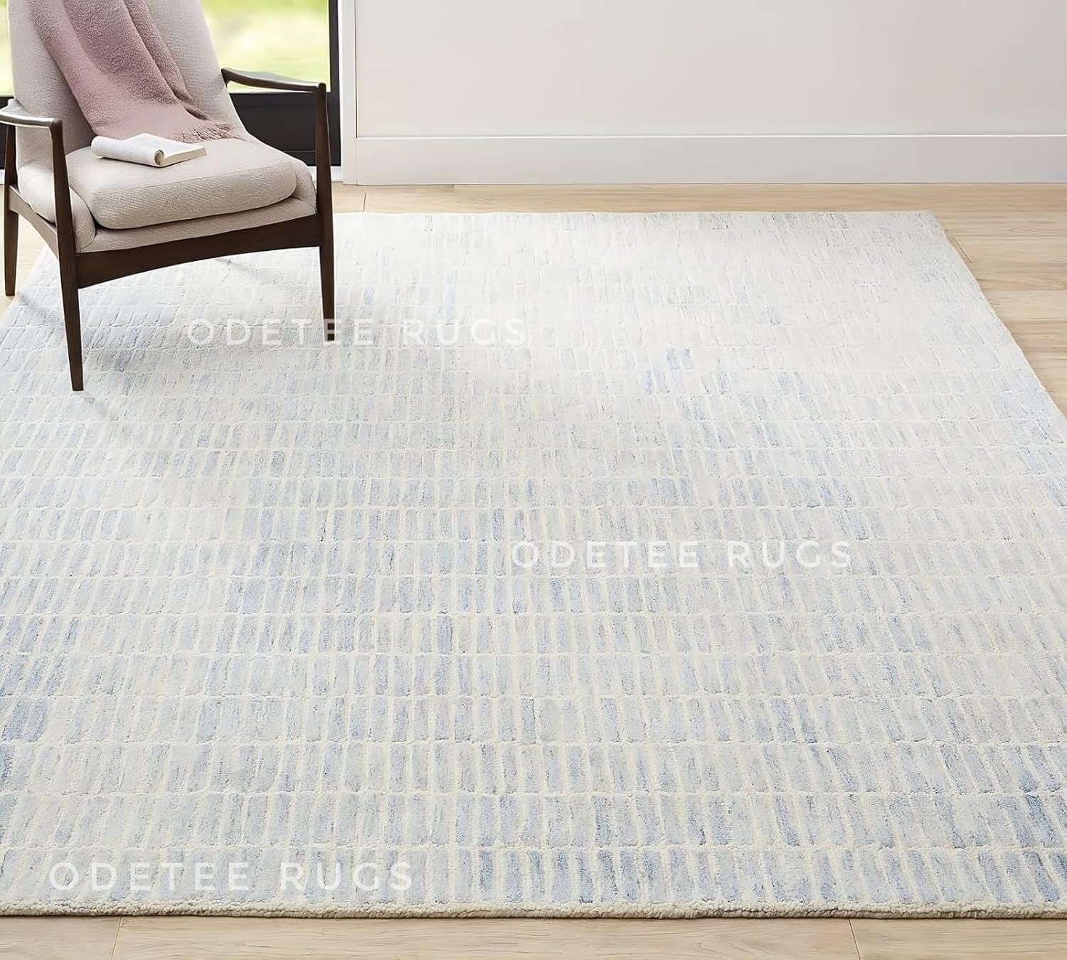 Capitola Space Dyeing Imported Premium Unique Modern Area Rug - Image 2
