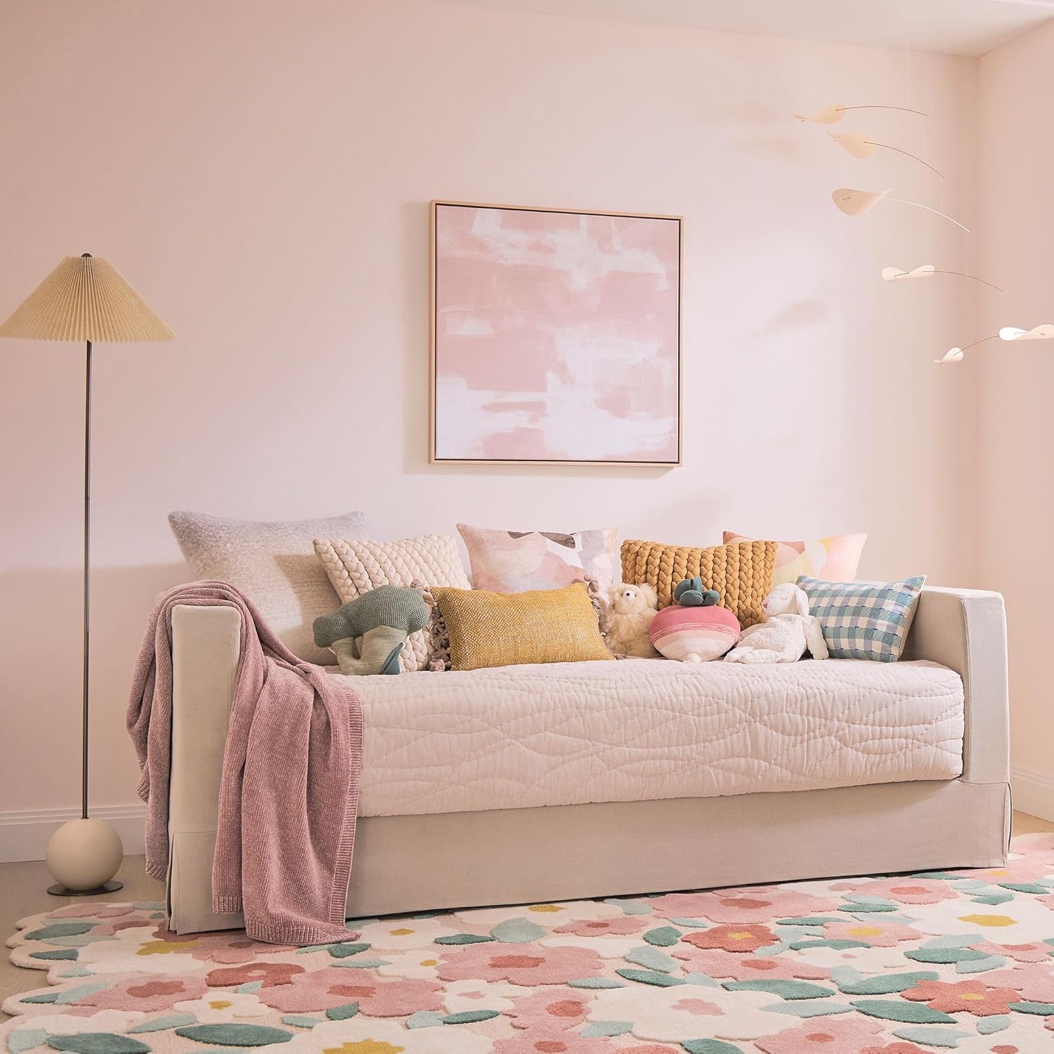 Flower Garden Design Floral Area Rug - Image 3