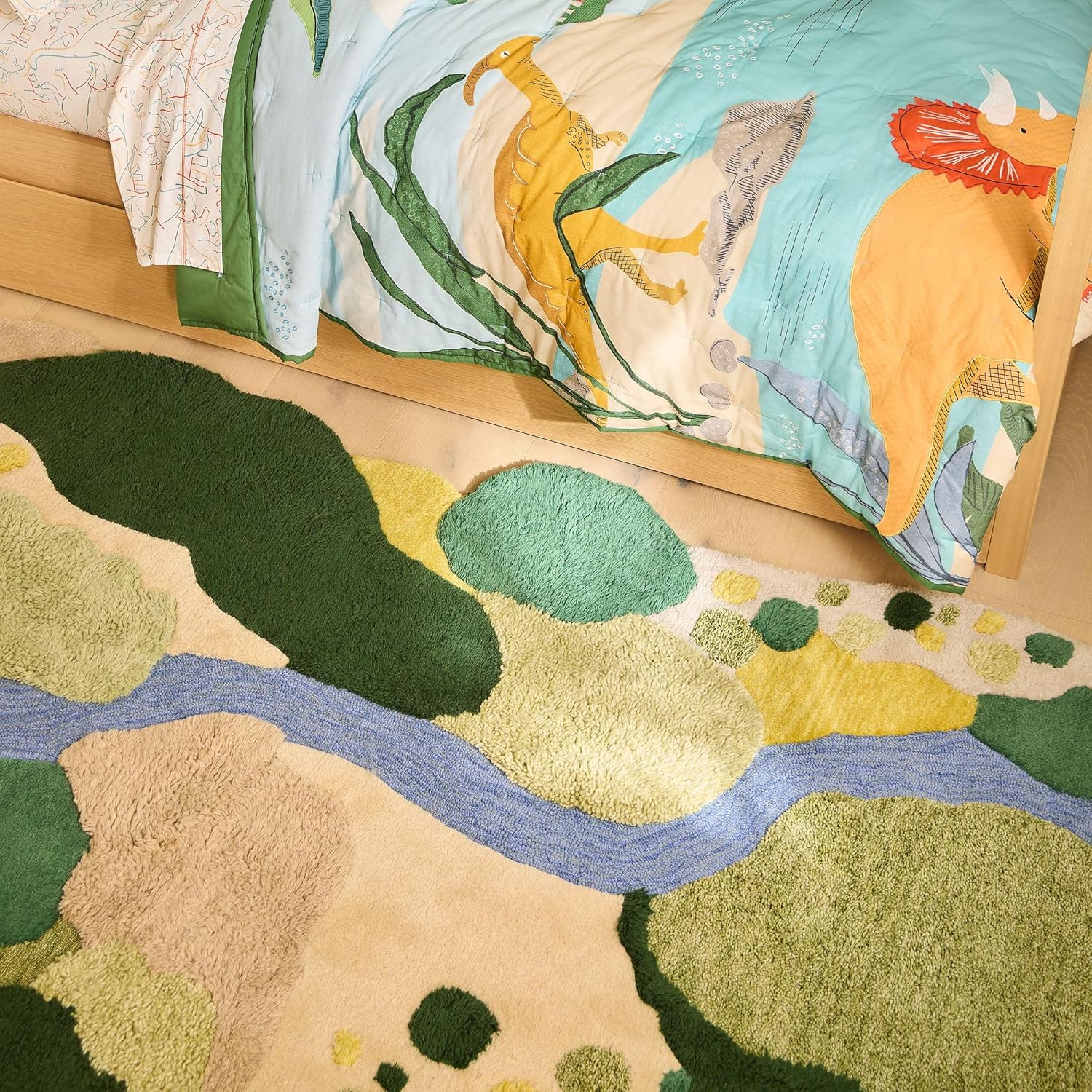 National Geographic Topo Landscape Rug for Kids - Image 8