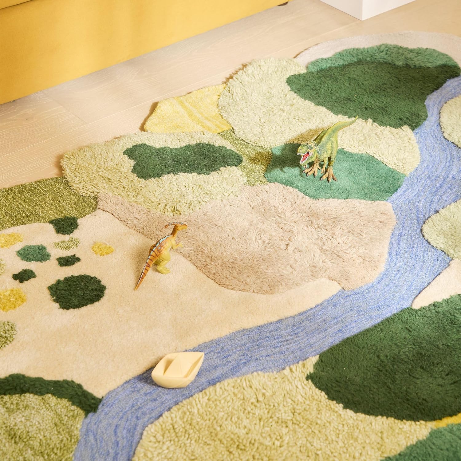 National Geographic Topo Landscape Rug for Kids - Image 6
