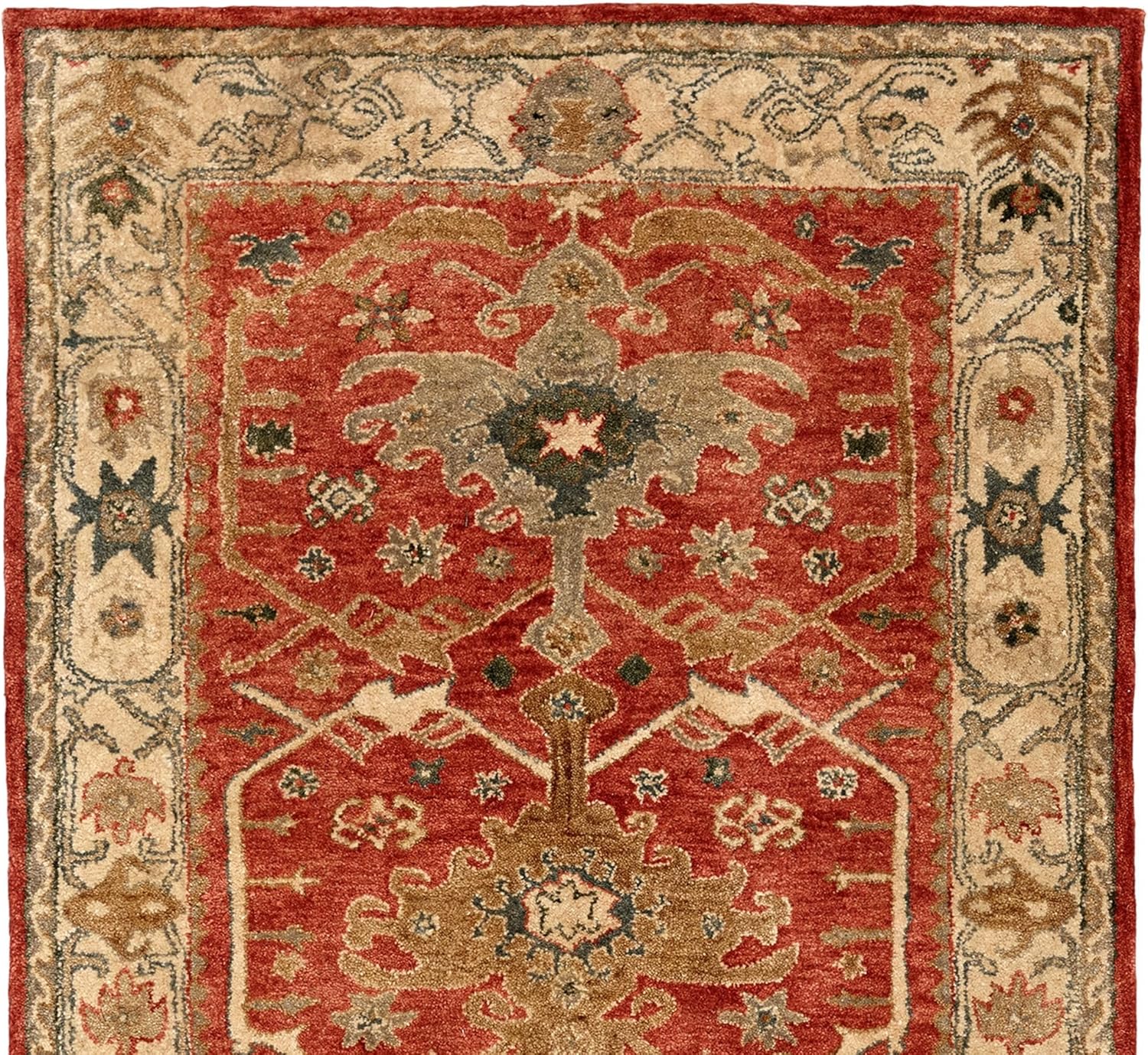 ODETTE RUGS Hand-Tufted Area Rug Soft Wool Rug Traditional Design Durable Large Floor Carpet for High Traffic Areas Living Room Dining Room Bedroom - Image 3