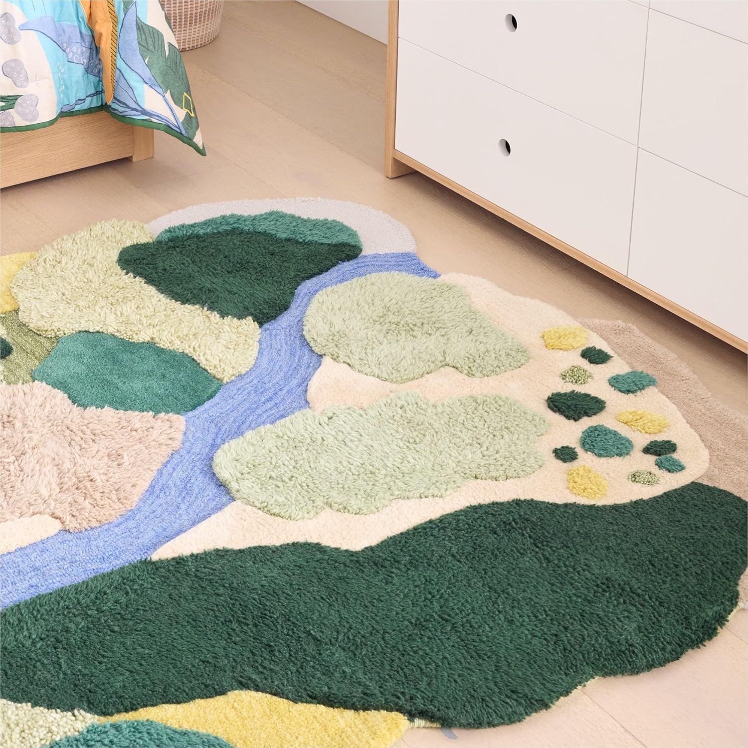 National Geographic Topo Landscape Rug for Kids - Image 3