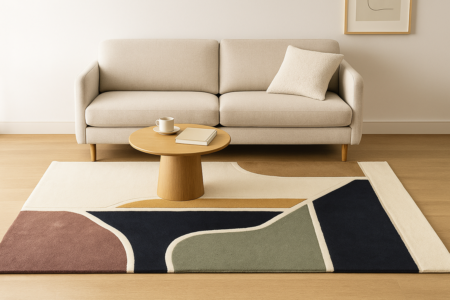 Woolen Handtufted - Aven, Wool Rug Soft Carpet ,Living Room Rug - Image 6