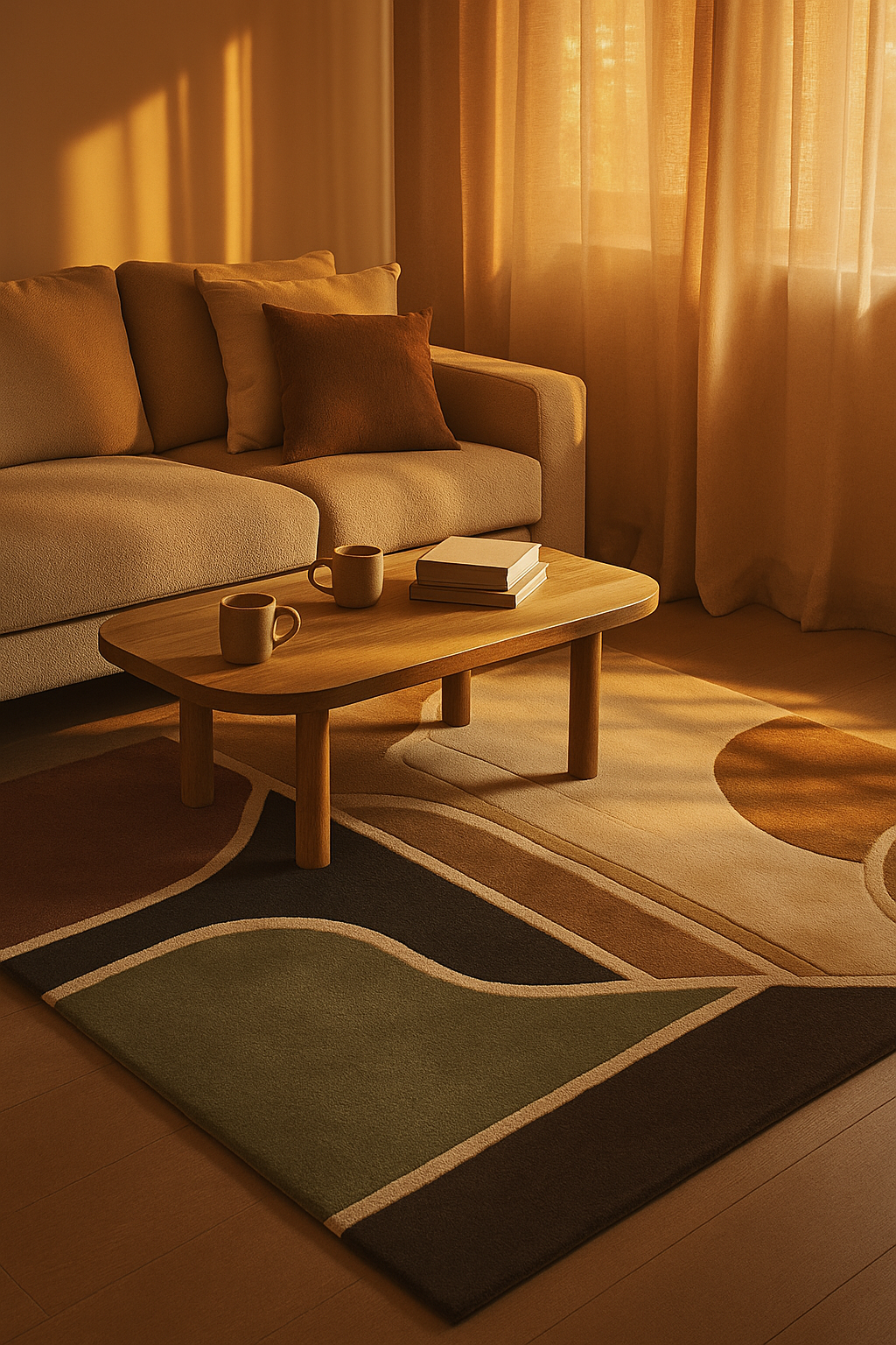 Woolen Handtufted - Aven, Wool Rug Soft Carpet ,Living Room Rug - Image 7