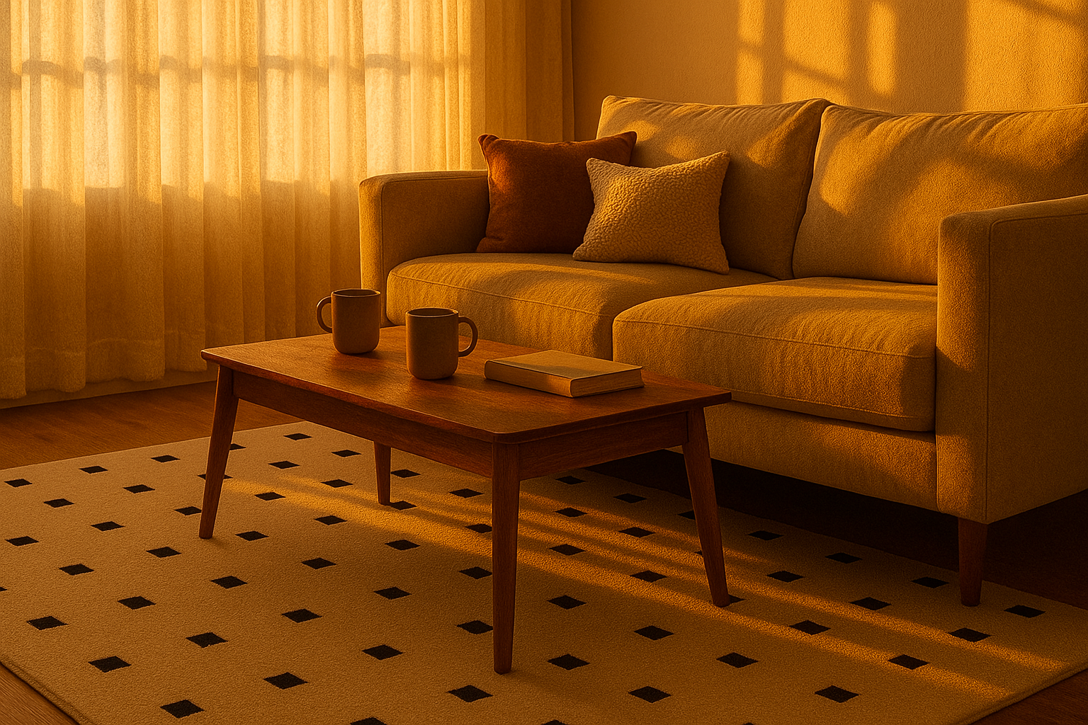 Atlas Beige and Black NZ Wool & Silk Rug Soft Caarpet rugs living room - Image 3