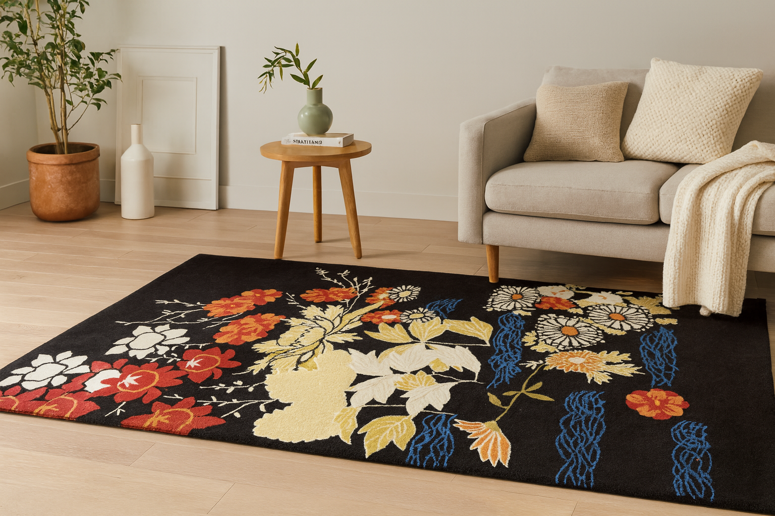 Hand-Tufted- Regal Carpet Brand Wasi Collection, Wool Rug Soft Carpet, Living Room, Bedroom Dining Room - Image 4