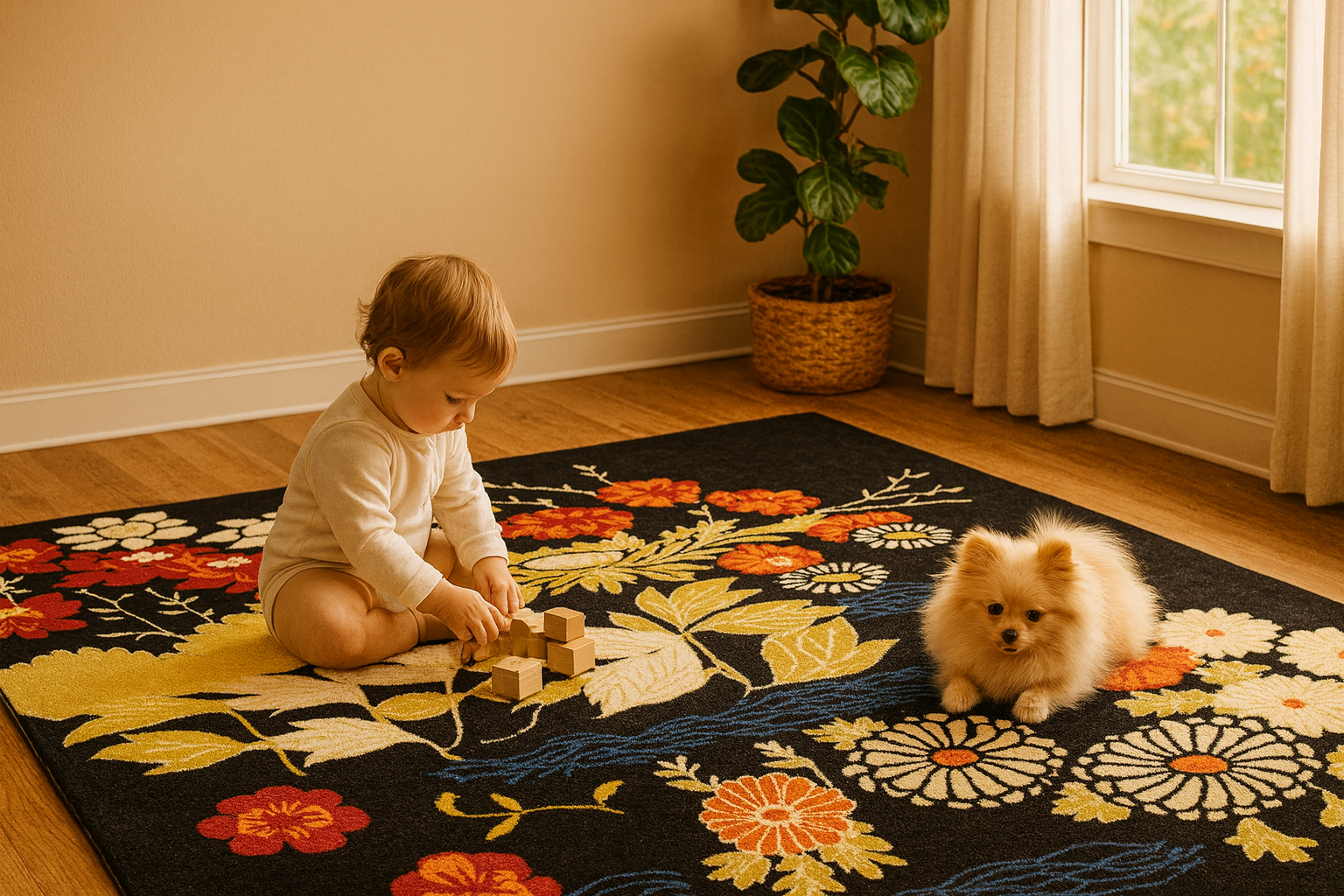 Hand-Tufted- Regal Carpet Brand Wasi Collection, Wool Rug Soft Carpet, Living Room, Bedroom Dining Room - Image 7