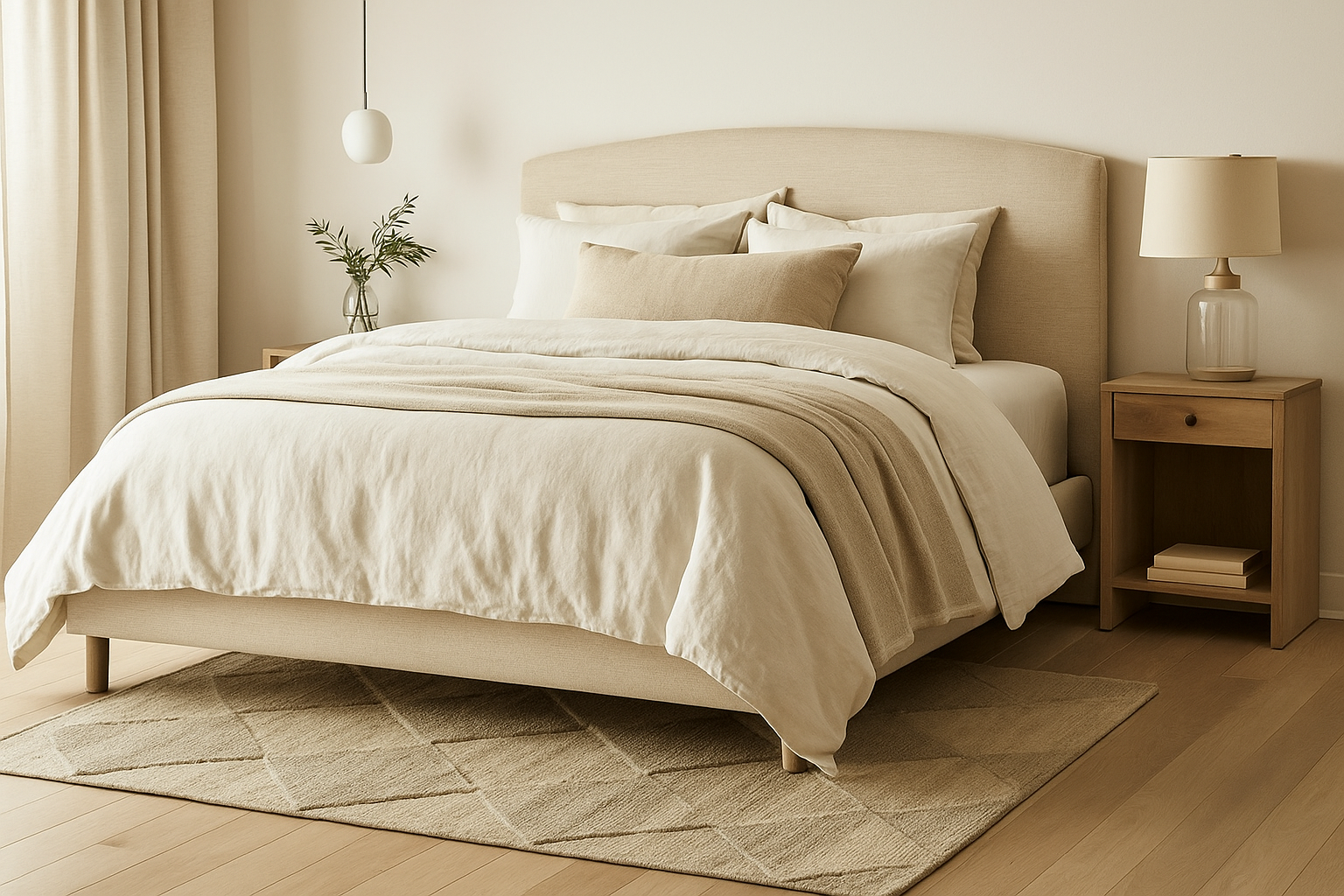 Matrix Taupe - Rectangle Wool Rug Soft Carpet - Image 3