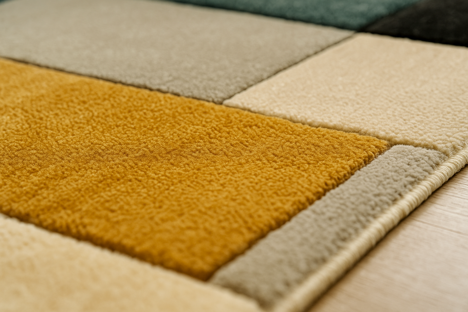 Wool Handtufted - Retroflux Wool Rug Soft Carpet, Living Room rugs - Image 4