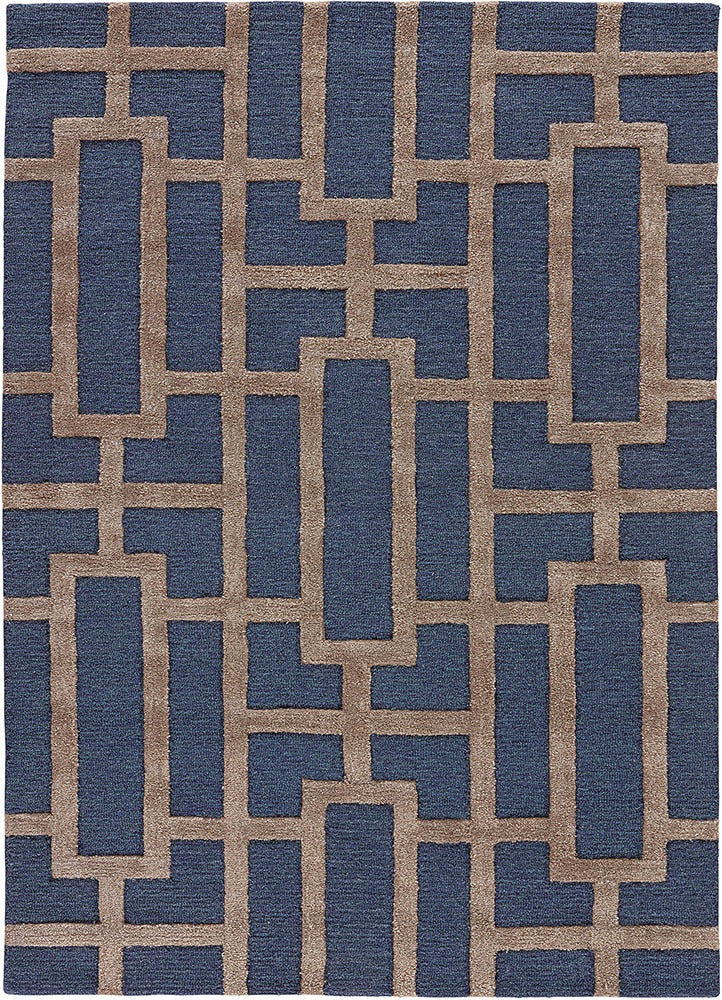 Hand-Tufted Modern Design Wool Rug Soft & Durable Carpet
