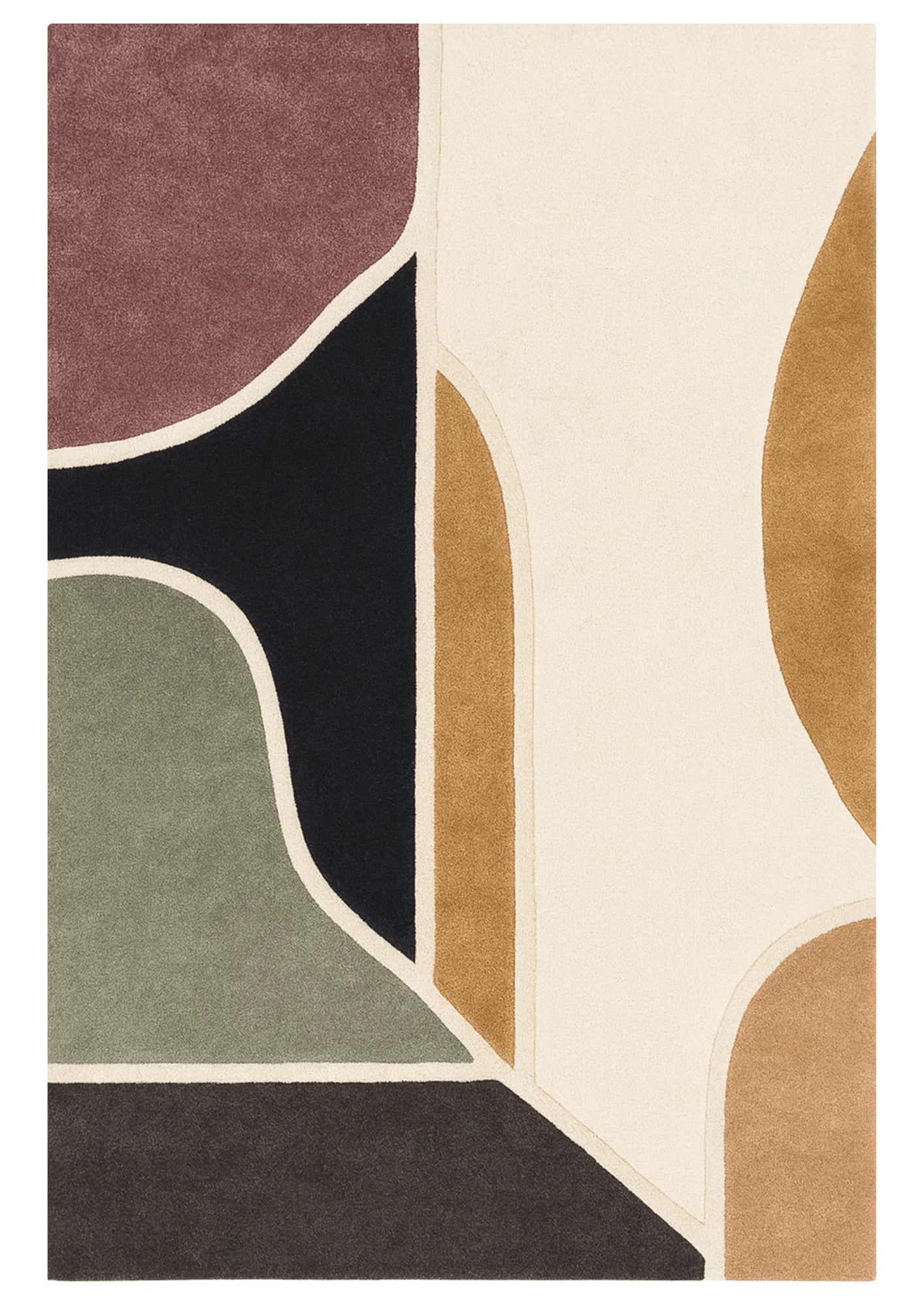 Woolen Handtufted - Aven, Wool Rug Soft Carpet ,Living Room Rug