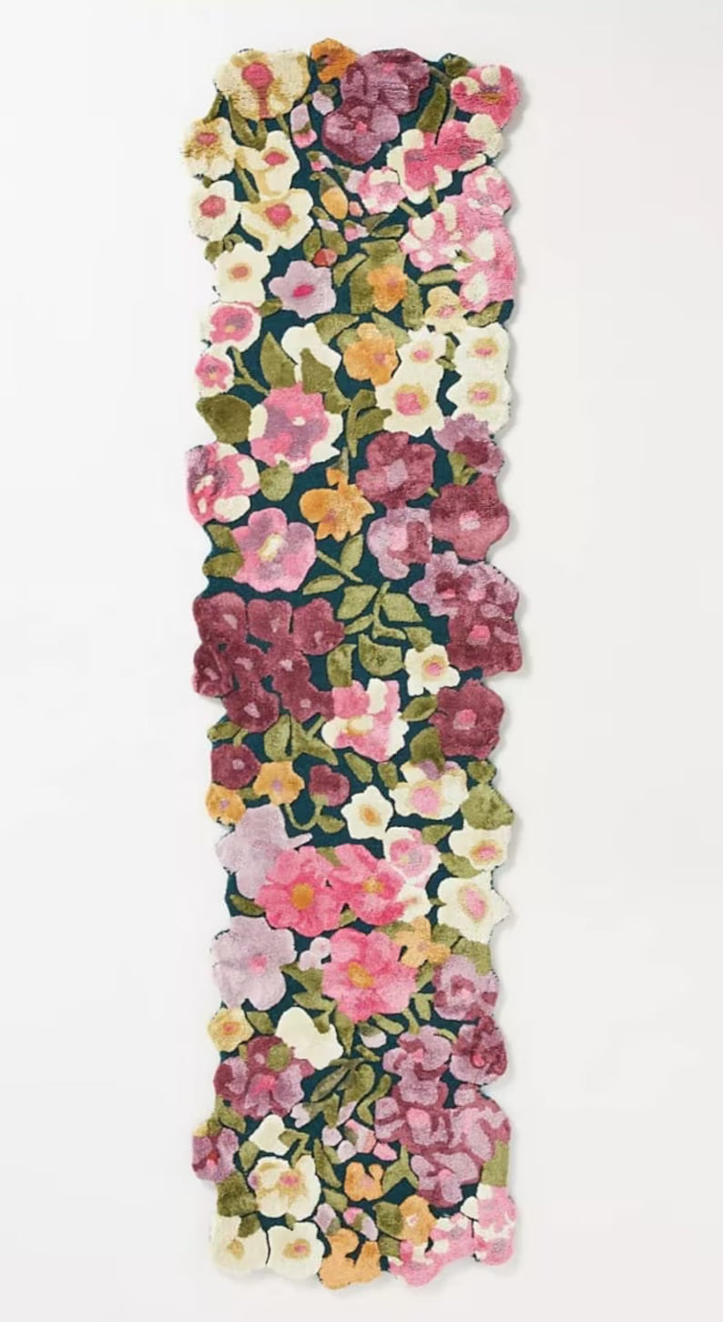 Cassia Floral Hand Tufted Multicolored Rug - Image 5